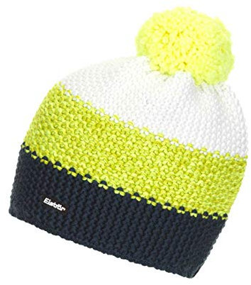 Eisbär Star Pompon MÜ Kids DKL.Petrol/limemeliert/White