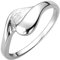 Jobo Damen-Ring aus 925 Sterling Silber eismatt Größe 60
