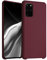 kwmobile Hülle kompatibel mit Samsung Galaxy S20 Plus Hülle - Silikon Handy Case - Handyhülle weiche Oberfläche - kabelloses Laden - Tawny Red