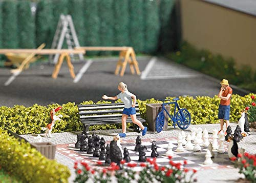 Busch 7899 Action-Set: Frisbeespiel mit Hund