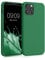 kwmobile Case Compatible with Apple iPhone 12 / iPhone 12 Pro Case - Slim Protective TPU Silicone Phone Cover - Pixie Green
