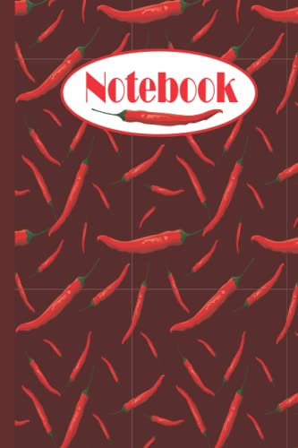 Chili Notebook: Chili Notebook Wide Ruled,Lined Paper Notebook for School, Students,Gift for Kids, Boys, Girls, Teens,Chili notebooks,Chili lover