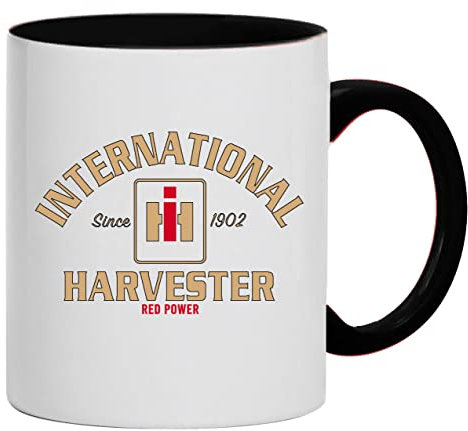 Bimaxx® Tasse International Harvester Red Power IHC | weiß/schwarz