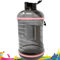 Eyesome Flip Cap 2.2L Water Bottle Leakproof BPA Free Jug Kettle Daily Hydration Gym Fitness Athletic Gear Sports With Carry Strap/Handle for Camping Hiking Office Home With Time Chart - Pink