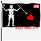 tnpun Blackbeard Flagge Edward Teach Flaggen 7.6x12.7 cm, doppelseitig, schwarzer Bart, Piratenflaggen, strapazierfähiges 210D Nylontuch mit 2 Messingösen, 4 Reihen von Stichen