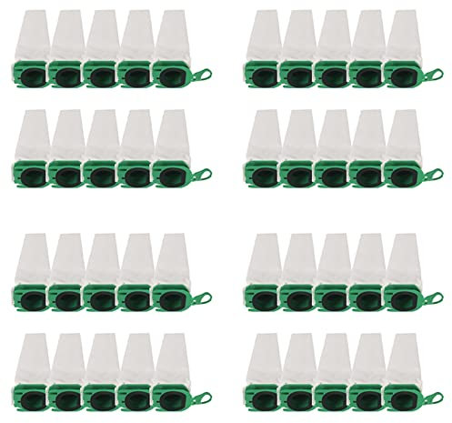 Cusstally 40 Pièces Séries Aspirateur Gags pour Vorwerk Kobold VB100 VB 100 FP100 100 Aspirateur Balayeuse Remplacer Sacs Aspirateur