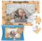 Fotopuzzle für Kinder mit Name und Foto Puzzle selbst gestalten - Mein kleines Puzzle mit Bär, Kinderpuzzle | 16,5 x 11 cm, 24 Teile in Kartonverpackung