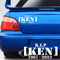 myrockshirt RIP Ken King of Drift Aufkleber Drifting 1967-2023 Unfall Sticker Decals R.I.P Rally Team Drift Car Racing Driften Motorsport