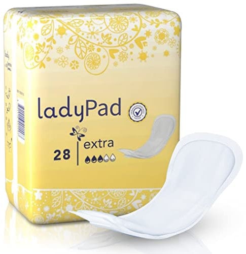 28 x Incontinence Pads Women with Adhesive Strip | Pads for Women | Maternity Pads | Sanitary Pads | Bladder Weakness Pads Women | Super Absorbent & Soft and Discreet (1 Pack of 28)