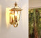 SXYSXYSXY Messing Außenleuchte Amerikanischen Vintage Industrielle Außen-Wandleuchte Glas Wasserdicht Wandlampe Wand-Außenleuchte E27 für Gartenpavillon Flur Veranden Eingänge