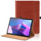 Funda para Lenovo Tab P11 Pro 2nd 2022 11.2 Pulgadas PU Leather Ángulos Ajustables Tablet Case con Supporto Funzione y Pocket, Auto Reposo/Activación - Marrón