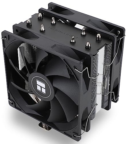 Thermalright Assassin X 120R SE PLUS - Raffreddatore CPU 4 × 6 mm Heatpipes, 120 mm PWM Quiet Fan CPU con cuscinetto S-FDB, tecnologia AGHP, per AMD AM4 AM5/Intel 1700/1150/1151/1200(AX120R SE PLUS)