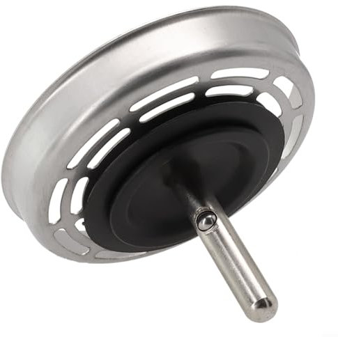 Sileduove Cesta colador con pivote para fregadero de cocina Bla-nco, tapón de residuos, filtro de desagüe de 80 mm, 1230479419