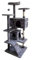 Requena 138cm Cat Tree with Scratching Posts, Multilevel Climbing House and Ladder, Stable Activity Centre for Indoor Cats (Ash-Grey, CT138G)