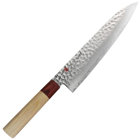 Kasumi KURO Veritable Couteau Japonais Chef 21 cm nature/rouge