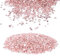 sourcing map Crushed Glass Glitters 2-4mm Irregular Chips Sequins, Metallic Chunky Glitters Stones for Resin Art, Nail Arts Craft, DIY Phone, Scrapbooking(Light Pink, 7.09 oz/ 216g)