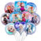 Elsa-prinzessin Luftballons Geburtstag Deko Mädchen- Eiskönigin Geburtstagsdeko Kindergeburtstag Deko Froze Folienballons Happy Birthday Balloon Partyzubehör für Kinder Party Luftballons Supplies Deko