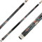Parker Billard Queue Pool Magic, 2-teilig, PM-2, Top Design Billardqueue, super Qualität, hochwertiger Cue, Edelstahl Joint, inkl. Gewindeschutz, 12,5 mm Prof-Tip, schwarz