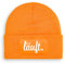 Läuft - Beanie | Strickmütze | Wollmütze | Beanie mit Druck | lustige Sprüche | Apres-Ski | Winter | Orange