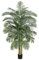 TXABL Künstliche Goldene Palme 210cm UV-beständig kunstbaum groß palmen künstliche Pflanzen wie echt, Falsche Tropische Pflanze für Haus Wohnzimmer Schlafzimmer Büro Balkon Garten Decor Faux Palme