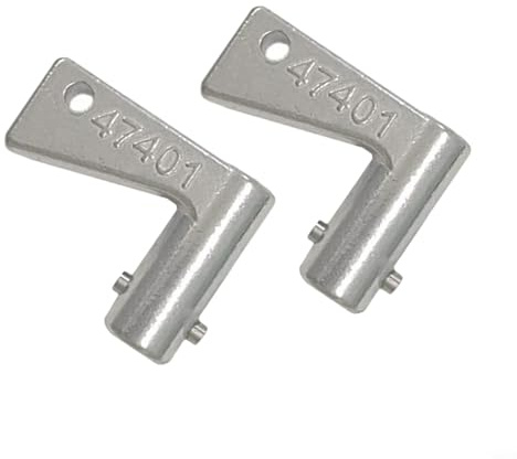 HpLive Lot de 2 interrupteurs principaux de batterie, coupe-batterie, clés 47401, pour pelleteuses, engins de chantier, pièces de rechange pour voiture marine