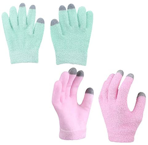 MUSISALY 2paare Touchscreen Handschuhe Feuchtigkeitsspendend Für Männer Und Frauen Berührbare Bildschirm-handschuhe Für Spa Und Schönheitspflege Wiederverwendbar Und Bequem
