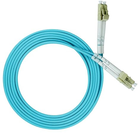 Cable de conexión de fibra óptica para transmisión de datos de alta velocidad en redes y centros de datos