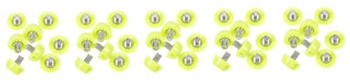 Didiseaon 5 Set Chiodi Sostitutivi per Scarpe Corsa Tacchetti Fluorescente per Allenamento E Competizioni Atletiche Resistente E Facili Installare 8 Pezzi*5