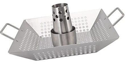 KIMISS Food Grade Stainless Steel Beer Can Chicken Roaster Stand with Handles - Ideal for Grilling, Smoking, and Roasting Chicken, Ducks, and Geese