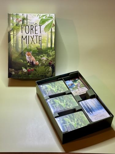 creacube Insert de Rangement Forêt Mixte Compatible avec Les Extensions Alpes + lisière de Forêt + Exploration - Organiseur Forêt Mixte - Forest Shuffle - Accessoires Organisateur de Jeu de société
