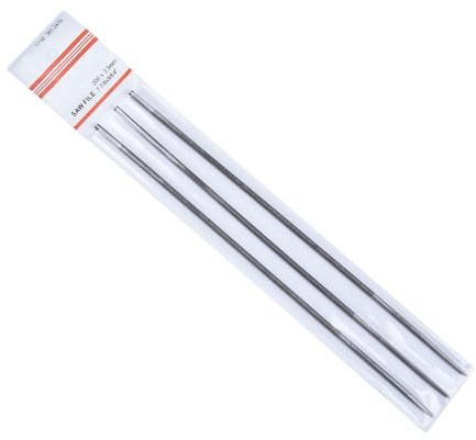 MuchLuckystar 3.5mm Chainsaw File Set, 3 or 6 Pack Round Filing Kit for Sharpening Chains, Metal Tool for Most Chainsaws