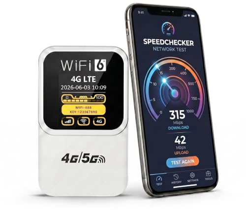 5G Pocket WiFi Hotspot Router 300Mbps 10 Devices