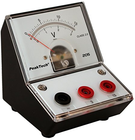 PeakTech 205-05 - Spannungsmessgerät Voltmeter Analog 3V 15V DC