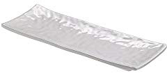 Leone srl - Bandeja Rectangular de melamina, 31,7 x 12 x 2 cm