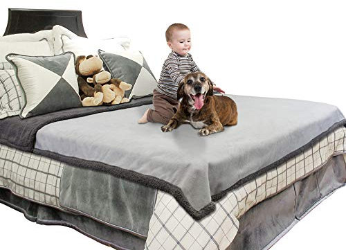 Catalonia Classy wasserdichte Decke, Wasserdicht Hundedecke Waschbar Sofaschutz Couch Überwurf, Wasserdicht Liebesdecke Flauschig Kuscheldecke Bettschutz Tagesdecke,203 x 229cm