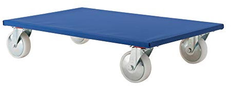 BB-Verpackungen 1x Profi-Möbelroller BIG 500kg 800 x 500 x 165 mm (1 Stück) | extrem stabil, wendiges Rollbrett, Antirutschbelag Transportroller und spurloses Rollverhalten