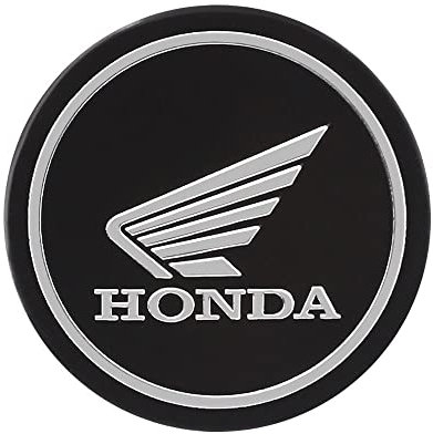 [Lot de 4] Hirondelle Bleue® Autocollant Stickers 3D en métal diamètre 5,5cm Compatible avec Moto Scooter Honda CBR CBF Varadero, Produit expédié depuis la France