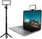 Lume Cube - Broadcast Lighting Kit - Webcam Light for Computer - Video Conference Lighting Kit for Laptop - Adjustable Brightness & Color Temperature - Tripod & Suction Mount