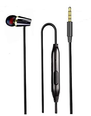 Einzelner Kopfhörer Motorrad Kopfhörer Einseitige Ohrstöpsel Mono kopfhörer mit Mikrofon,3,5-mm-Buchse Einohr-Ohrhörer mit Stereo-Soundverstärkung für iPhone iPod iPad Samsung Radio