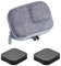 ULBTER Mini custodia Borsa per GoPro Hero 13 12 11 10 9 8 Hero13 Hero12 Hero11 Hero10 Hero9 Hero8 nero Tappo Coprilente in gomma copriobiettivo, Grigio trasporto scatole accessorio [1+2 pezzo]
