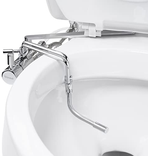 Brondell Seitlich montierter Bidet-Aufsatz mit verstellbarem Sprühstab, doppelte Temperatur