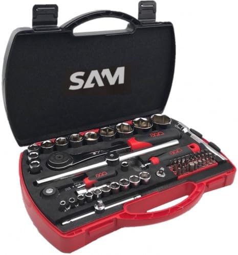 SAM OUTILLAGE Coffret Douilles et Accessoires 1/4 1/2-Sam OUTILLAGE-75-SHR60