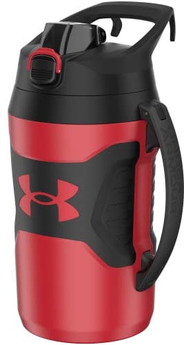 Under Armour Half Gallon Water Bottle Insulated, 64oz Insulated Water Bottle with Handle, Sports Water Jug, Fence Hook, Leak Resistant, for Baseball, Football & More