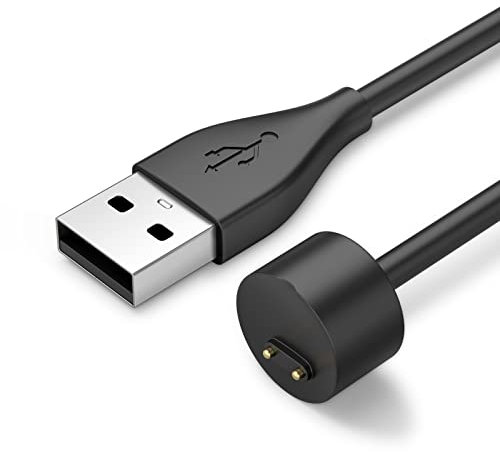 Mugust Cargador para Xiaomi Mi Band 6 / Xiaomi Mi Band 5 / Xiaomi Mi Band 7,Magnética Repuesto Cable de Carga USB para Mi Band 7 Mi Band 6 Mi Band 5(50cm)
