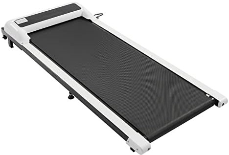 SHZICMY Klappbar Laufband für Zuhause, Laufbänder Klappbar Untertisch Laufgerät bis 100Kg, Walking Pad mit Einstellbarer Geschwindigkeit von 6km/h für Zuhause, Büro, Fitness