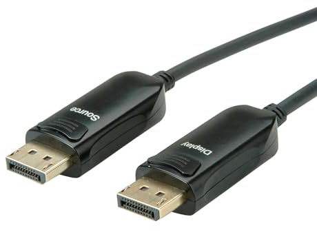 ROLINE DisplayPort v1.4 Kabel (AOC), ST/ST, 15 m