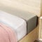 WUIOYNF Matratzenkeil, zum Füllen der Lücke zwischen Matratze und Kopfteil/Wand/Bett, Liebesbrücke für Matratzen für alle gängigen Matratzen, Hochdichter Schwamm mit abnehmbarem Bezug(80x3x3cm-Beige)