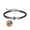 Lorajewel Personalisiertes Armband Mit Bild - Paar Armbänder für Herren und Damen - Foto Geschenk für Weihnachten, Neujahr, Muttertag, Vatertag, BFF (Schwarz)