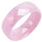 Whoiy Rosa Partnerringe mit Gravur, 8MM Keramik Personalisiert Ringe Schmucklos Ausgefallene Trauringe für Damen Größe 62 (19.7)