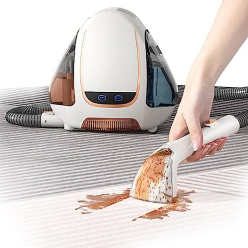 SKUBIS Máquina portátil de Limpieza de alfombras y tapicería, Limpiador de alfombras portátil pequeño con función de autolimpieza